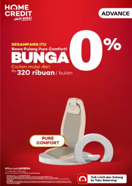 Promo spesial kursi pijat cicilan mulai 100ribuan