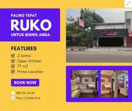 Dijual Ruko2 Lantai di Tepi Jalan Malang