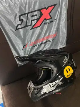 HELM JPX CROSS BLACK METALIC