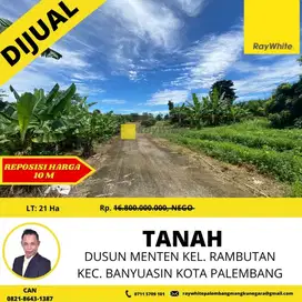 DIJUAL TANAH 21 haktare