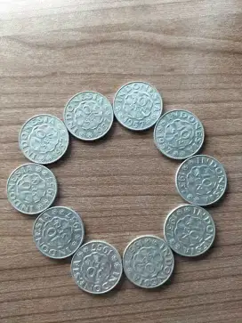 Di Jual Uang Koin, Coin, Logan Koin Indonesia 10 Sen Tahun 1957