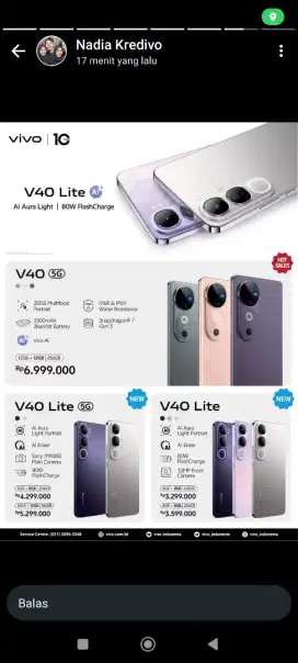 Kredit HP VIVO cukup KTP