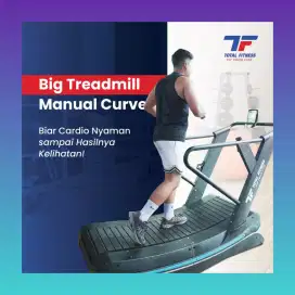 Big treadmill manual Curve alat fitnes