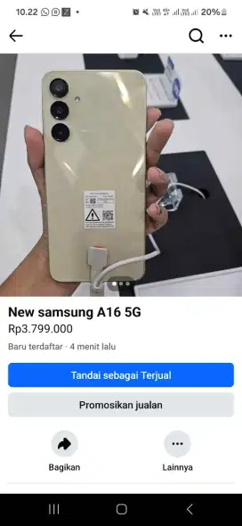 New samsung galaxy A16 5G