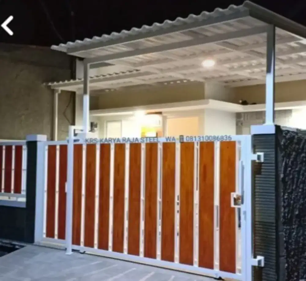 KANOPI GALVAALUM RUMAH