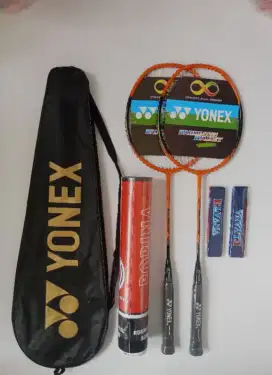 Raket Badminton (Paket Lengkap) Siap Pakai