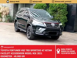 [ KICKSENSOR ] Toyota Fortuner Vrz Trd Sportivo AT Hitam 2021/2022