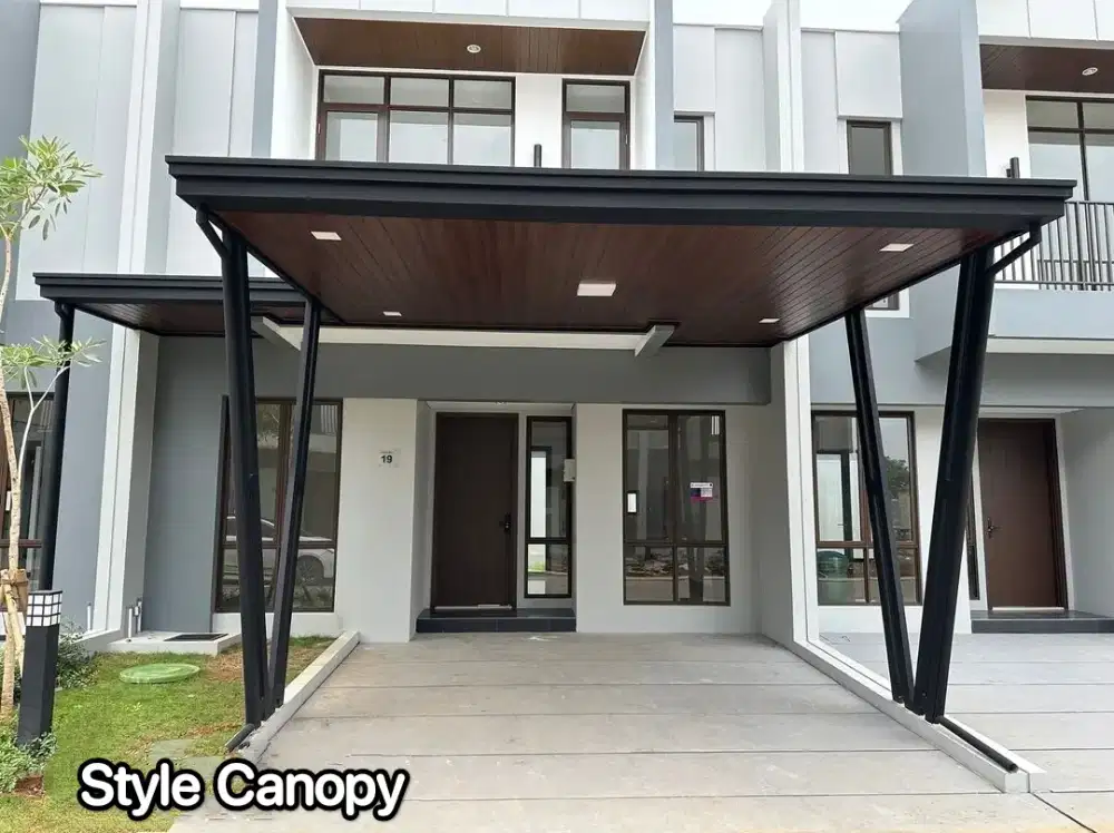 kanopi plafon pvc kumplit terima beres