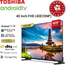 Toshiba Smart Android LED TV 40 Inch 40E35NP Dolby Digital TV Regza