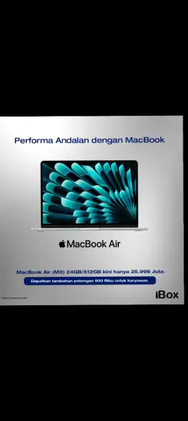 Macbook air m3 16/256