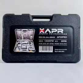 APR RAJA GERINDA BATERAI AP22 PRO fitur keselamatan AI 4inch brushless