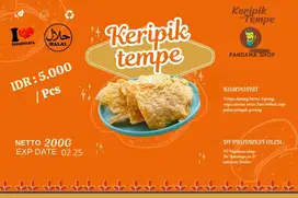 keripik tempe Pandawa shop top markotop