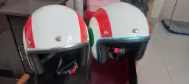 Helm vespa ori italian flag