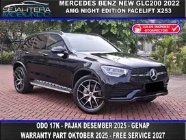 Odo=17k Bunga=4% Pajk=1thn Mercedes Benz GLC200 AMG NIGHT EDITION 2022