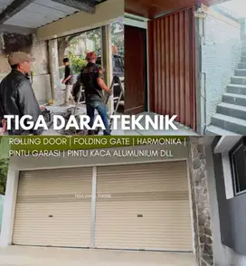 Tiga dara teknik | Rolling door, Folding gate dll garasi pasang servis
