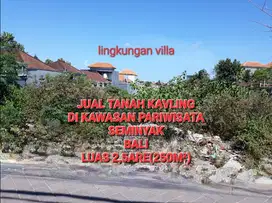 jual tanah langka 250m2 di kerobokan kelod,area seminyak