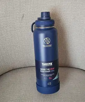 Takeya 1.2 Ltr Botol Vacuum flask stainless - biru midnight tumbler