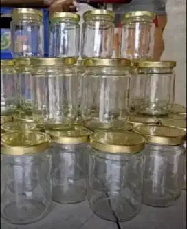 Jar kaca/toples kaca 200 ml