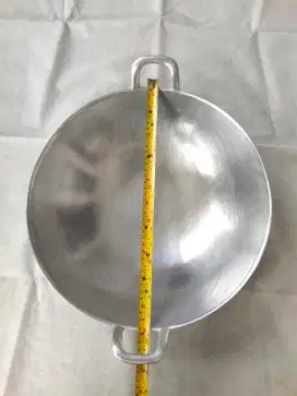 Wajan / Kuali Aluminium Jadul Thn 1980 , Diameter 40Cm Tebal 3,5mm