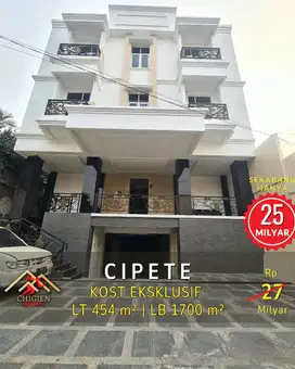 DIJUAL KOST EKSLUSIVE CIPETE JAKARTA SELATAN