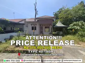 rumah type 40/180m2 di galuh marindu2 trikora 3Km ke unlam