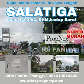 Dijual lahan komersil di Jl Diponegoro Salatiga luas 3292m2