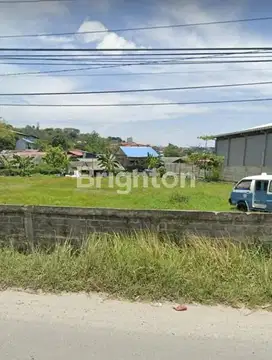 Tanah pinggir jalan utama area Industri