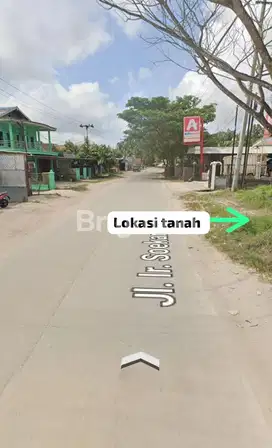 Tanah Pinggir Jalan Raya siap bangun