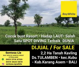 Dijual 2,2 Ha Tanah BALI di desa Tulamben - kec.Kubu - Kab.Karang Asem