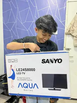 Tv led 24inch sanyo
