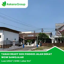 Tanah SHM Ranugrati Sawojajar Malang Tengah Kota Dekat Stasiun