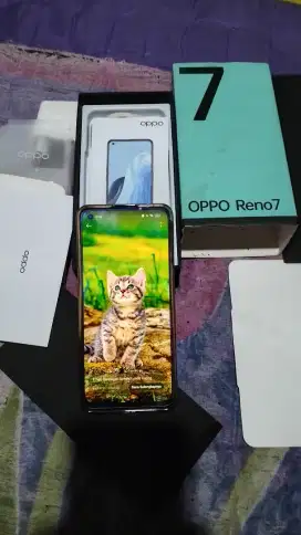 Oppo reno 7 fullset no minus Ram 8+8/256