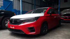 Stiker mobil/wrapping car merah glossy