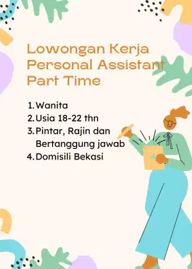 Lowongan personal Assitant Part Time