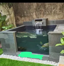 Kolam koi minimalis