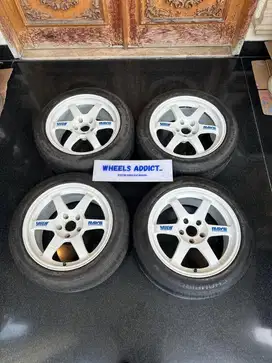 Volk Rays TE37 17 x 8,5 et 35 Original Japan