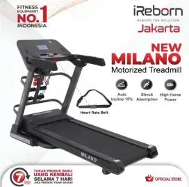 Alat Fitness Treadmill Elektrik new milano