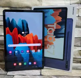 Samsung Galaxy Tab S7 6/128 Kelengkapan Tab dan Dos aja tanpa Pen