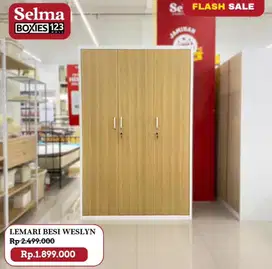 Lemari pakain 3 pintu murah