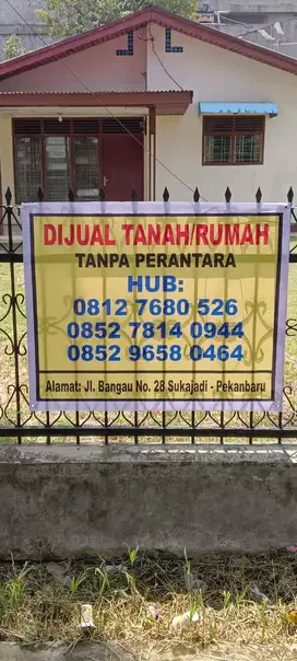 Dijual Tanah & Rumah Tanpa Perantara, Lokasi Strategis (Jantung Kota).