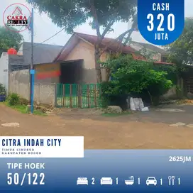 Dijual rumah dicitra indah city posisi hoek siap huni