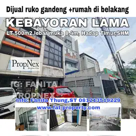 MURAH Strategis Dijual ruko gandeng dan rumah di Kebayoran Lama,JakSel