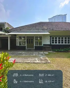 TERMURAH   DIJUAL RUMAH AREA PRIME DENGAN LOKASI SUPER ASRI DI DEPAN T