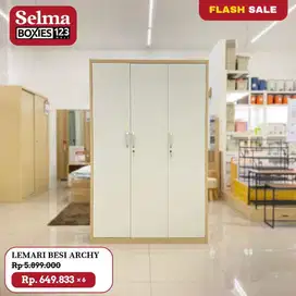 Lemari besi 3 pintu