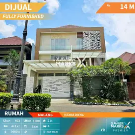 Dijual Rumah Mewah Full Furnish di Istana Dieng Malang