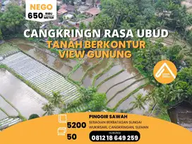 Tanah Cangkringan Berkontur Mirip Ubud View Gunung Udara Sejuk