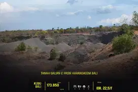 DIJUAL GALIAN PASIR C KARANGASEM BALI