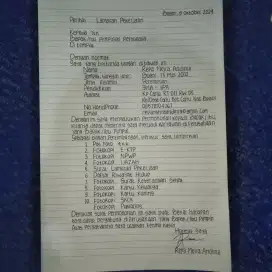 Jasa Tulis Tangan Lamaran Pekerjaan