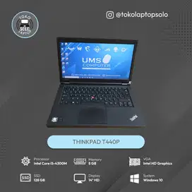 LENOVO THINKPAD T440P INTEL CORE i5-4300M RAM 8GB SSD 128GB NORMAL