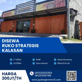 Disewakan Ruko Strategis Luas 250m2 Lokasi Sleman,Yogyakarta